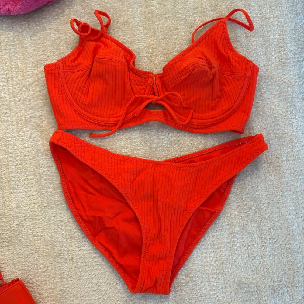 TRIANGL Bikini Set Neon Orange